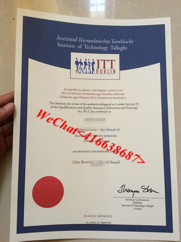 爱尔兰塔拉理工学院毕业证 Institute of Technology Tallaght Diploma