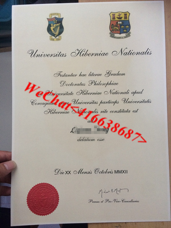 爱尔兰科克大学毕业证  University College Cork  Diploma