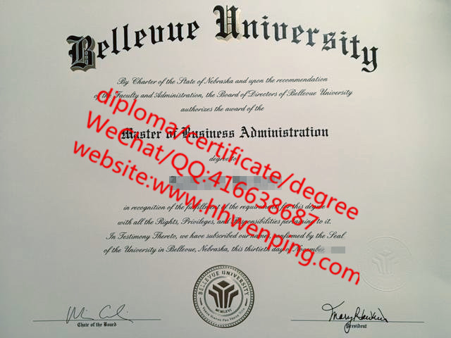 美国贝佛大学毕业证 Bellevue University master