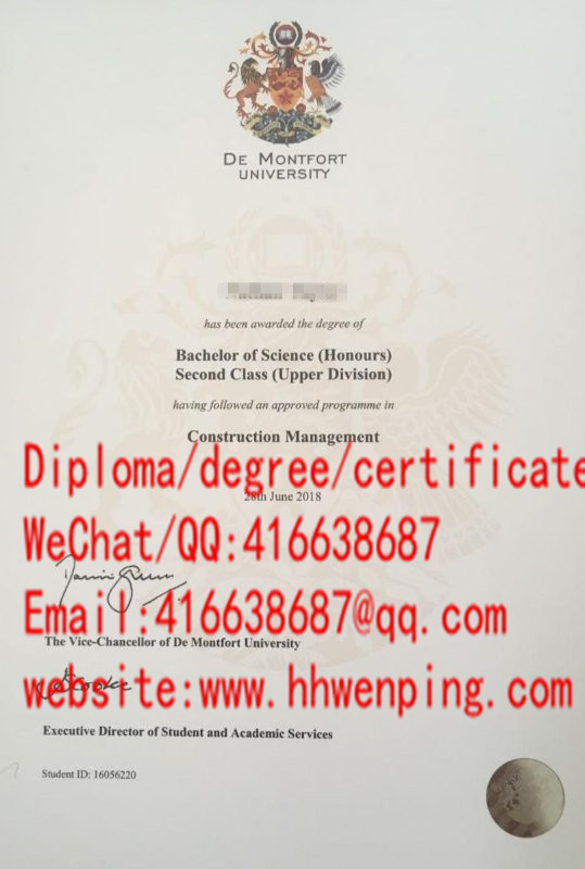 De Montfort University（DMU） bachelor's degree英国德蒙福特大学學士学位