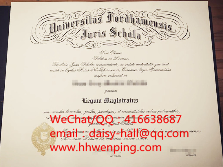 Fordham University diploma美国福特汉姆大学毕业证