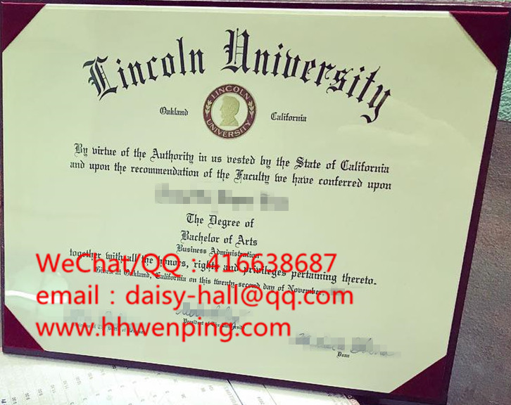 lincoln university degree certificate林肯大学毕业证