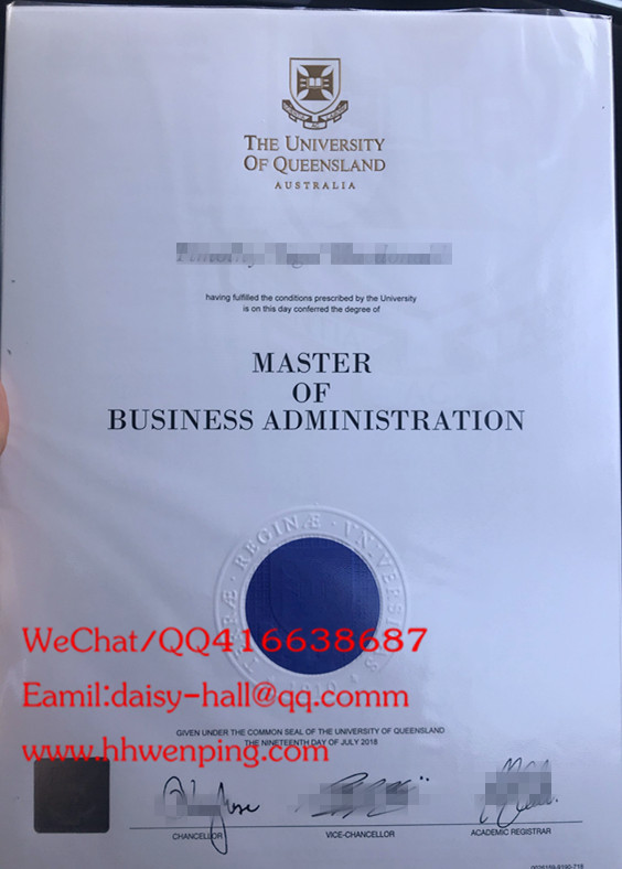 澳大利亚昆士兰大学学位The University of Queensland master's degree