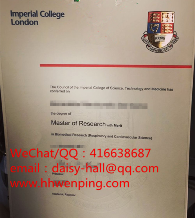 imperial college london degree certificate英国帝国理工学院毕业证